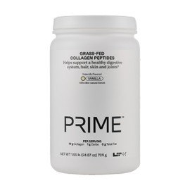 LTH Prime Collagen Peptides - Trusted by Life Time Fitness Members - Collagen Powder for Digestive Health - Supports Healthy Joints, Hair & Skin - from Grass-Fed Cows - Vanilla - 30 Servings