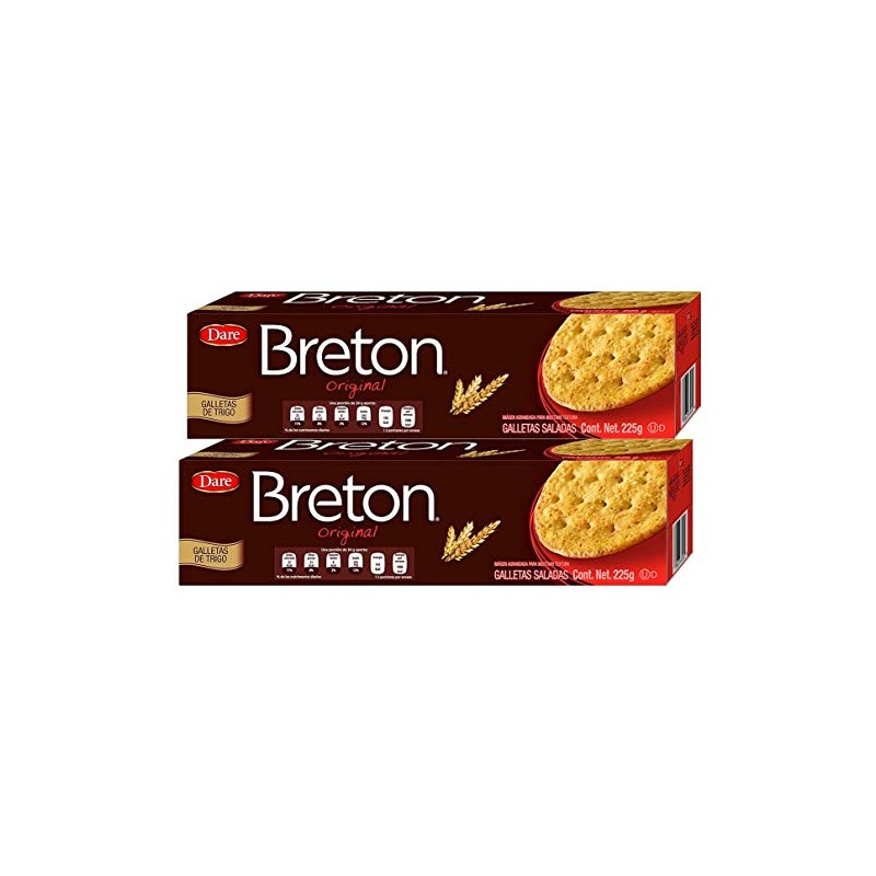 Breton - PAQUETE Breton, Galleta Dare 2 pzs de 225g