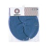 Aron Kasei Anju O-Shaped Toilet Seat Cover, Dark Blue