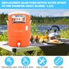 3Pcs Push Button Water Spigot Cooler Spigot Replacement, Reusable Water