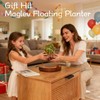 CENTRALEV Magnetic Levitating Plant Pot with LED Light, 360° Rotating