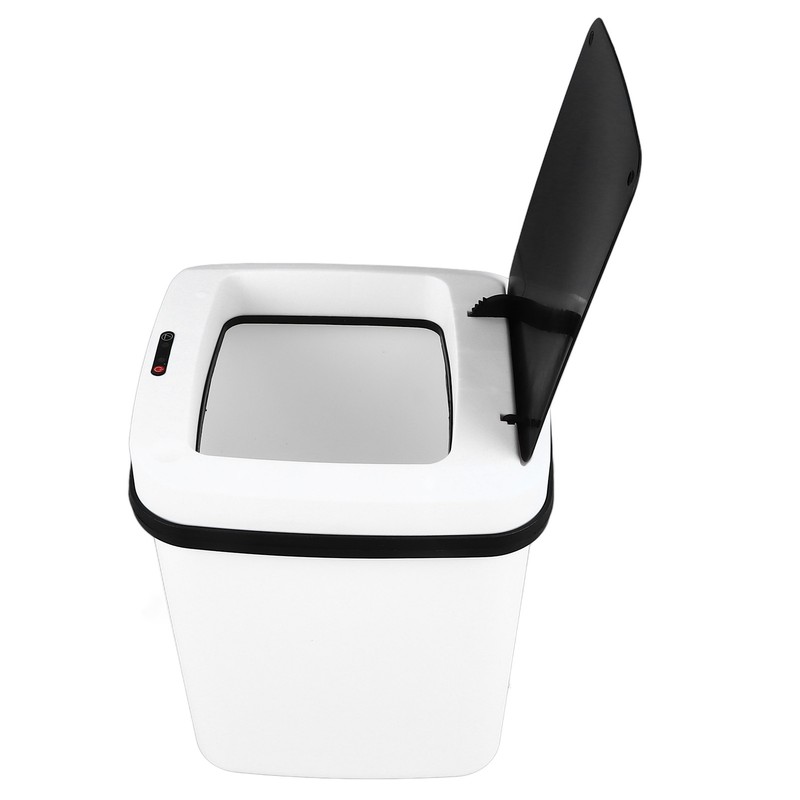 Smart Trash Can Large Capacity LED Light Automatic Motion Sensor
