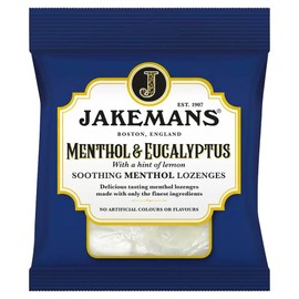 Generic Jakeman Soothing Menthol Lozenges 73g Different Flavours (03 x 73g Bags, Menthol & Eucalyptus)