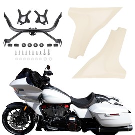 Kiawnia Motorcycle Side Fairing Panel Bracket, Spoilers Cover Support for Harley Touring CVO Road Glide FLTRXSE 2023 & CVO Road Glide ST FLTRXSTSE 2024 (Unpainted)