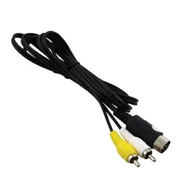 OSTENT AV RCA Audio Video TV Adapter Cable Compatible for Sega Genesis 1 Mega Drive Master System