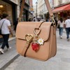 NEUYEE Cute Strawberry Keychain Charms for Women Girls, Premium Glossy