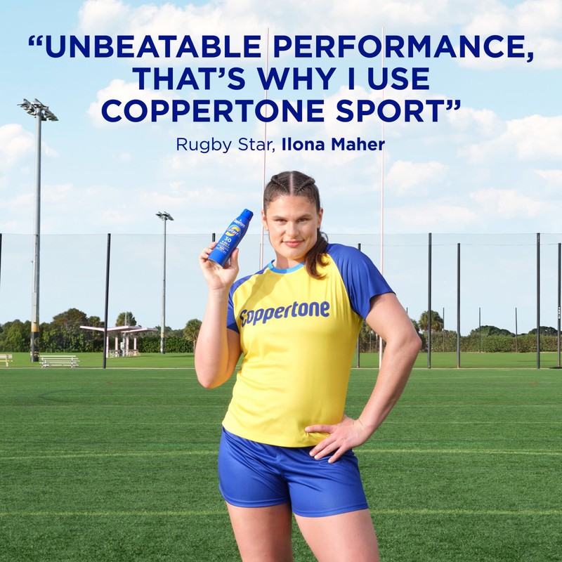 Coppertone Sport Sunscreen Spray SPF 30, Water Resistant Spray Sunscreen