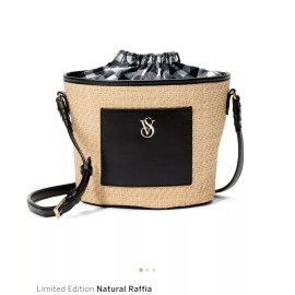 Victoria's Secret The Victoria Secret Limited Edition Natural Raffia Cinch-Top Crossbody