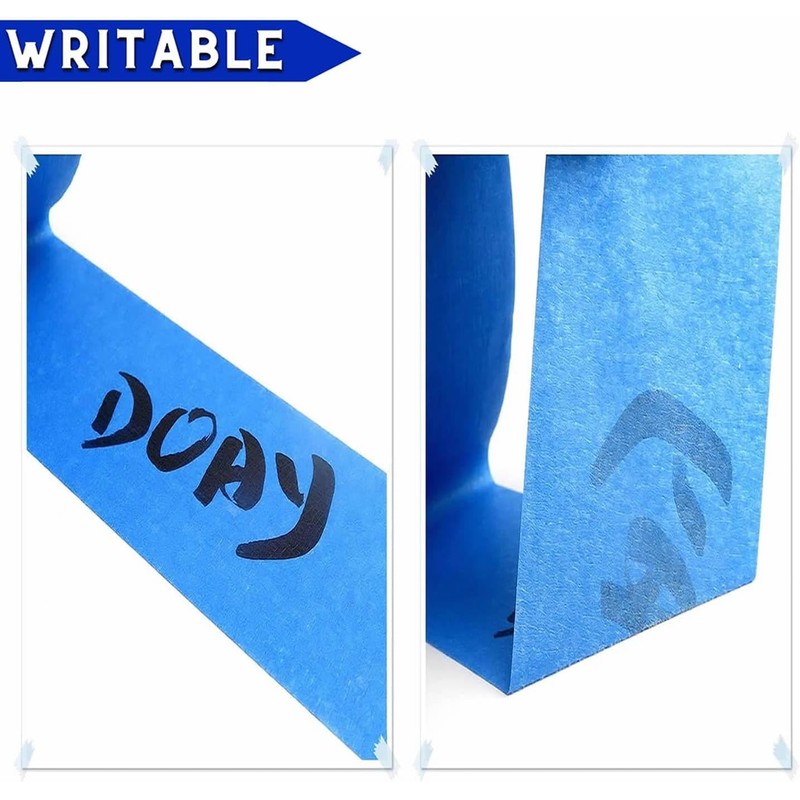 DOAY Blue Painters Tape 4 Inches x 30 Yards -
