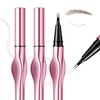 KYDA 2 Pcs Microblading Liquid Eyebrow with 2-fork Tip, Tinted
