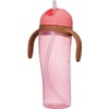 Pigeon Tall Straw Bottle, Pink, 11.2 fl oz (330 ml)