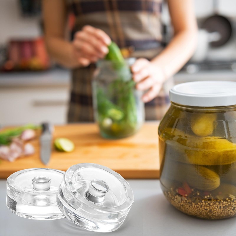 TOPZEA 9 Pack Fermentation Glass Weight with Easy Grip Handle,