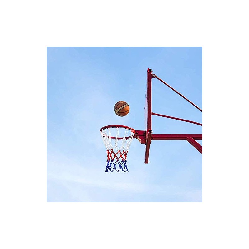 MayGreeny 2Pcs Basketball Net 12 Loops All-Weather Heavy Duty Outdoor