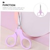TOVINANNA Mini Eyebrow Scissors Durable Stainless Steel for Eyelash and