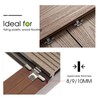 SUPAWAY Pack of 100 WPC Tile Clips 7.5 mm Plank