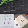 6 Pcs Stamp Blocks with Grid and Grip, Acrylic Clear