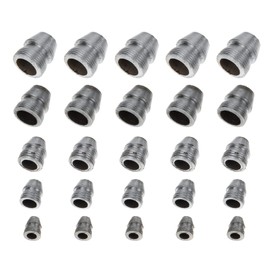 Housoutil 25PCS Safety Round Handle Wedges, Axe Hand Metal Wedge, Hammer Handle Splitting Wedge for Hammer Axe Sledge Handle (8mm/ 0.3in, 10mm/ 0.4in, 11mm/ 0.43in, 13mm/ 0.51in, 16mm/ 0.63in)