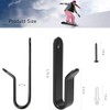 4-Pack Snowboard Wall Mount Clips for Stylish Display