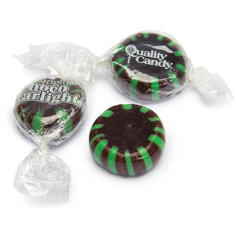 Starlight Chocolate Mints 2 Lbs Bulk Hard Candy Discs Approximately