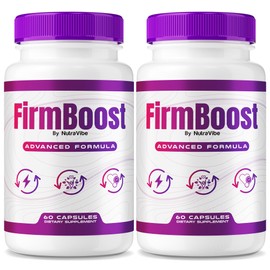 (2 Pack) FirmBoost – Daily Skin Firmness Support Formula with a Clean, Natural Blend Inspired by Collagen | Firm Boost for Smooth Texture, Hydration & Healthy-Looking Skin (120 Capsules)
