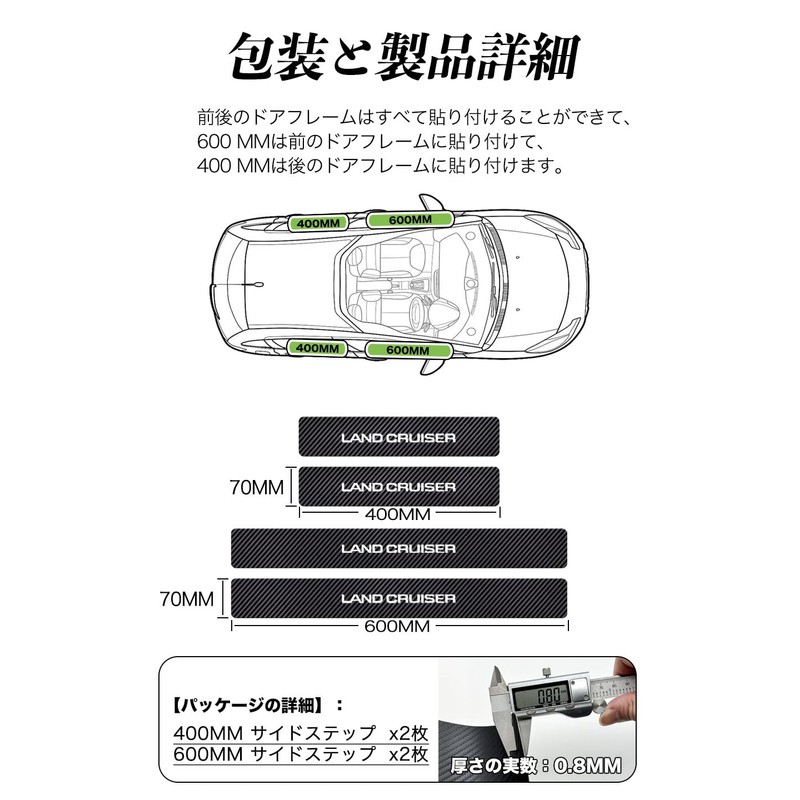SUVVNE Side Step Guard, New Land Cruiser 250 Series 250