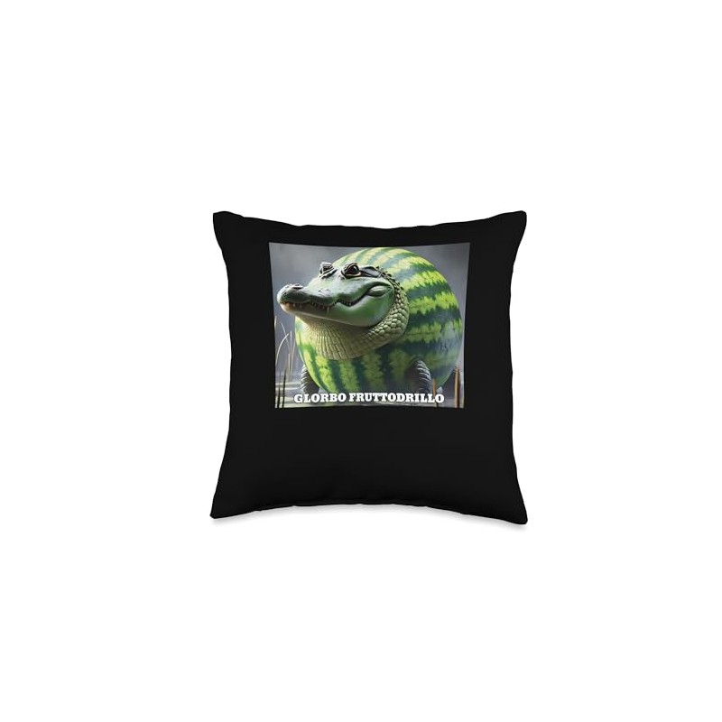 Glorbo Fruttodrillo Meme Throw Pillow
