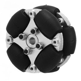 ZAWELIYO 38mm Double Aluminum Omni Wheel 38mm Omnidirectional Wheel with Metal Hubs 14166 Robot Smart Car Parts Accessories