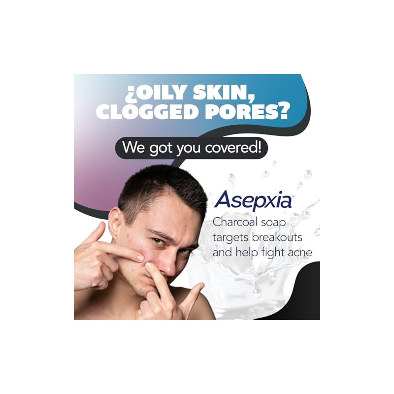 ASEPXIA CLEANSING BAR CHARCOAL 4 OZ