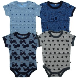 Pippi Unisex Baby Shaping Body Romper - Blue (Blue 725)