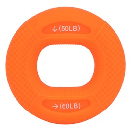 Hand Grip Strengtheners Ring, 50-60 Lbs Silicone Rings Finger Forearm Exercise Grip Trainer, Silicone Squeezer Gripper for Sports, Rock Climbing, Fitness Muscle Training