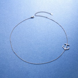 HOOHWE 925 Sterling Silver Necklace for Women Celtic Knot/Cross/Anchor/Bee/Compass Chain Women's Inspirational Jewellery Gift Teenager Girls, Sterling Silver