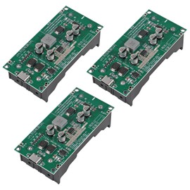 DWEII 3pcs 15W 3A Battery Boost Charging Module High Power UPS 18650 Lithium Battery Boost Charging Module Charging and Discharging UPS Uninterruptible Power Supply (9V)