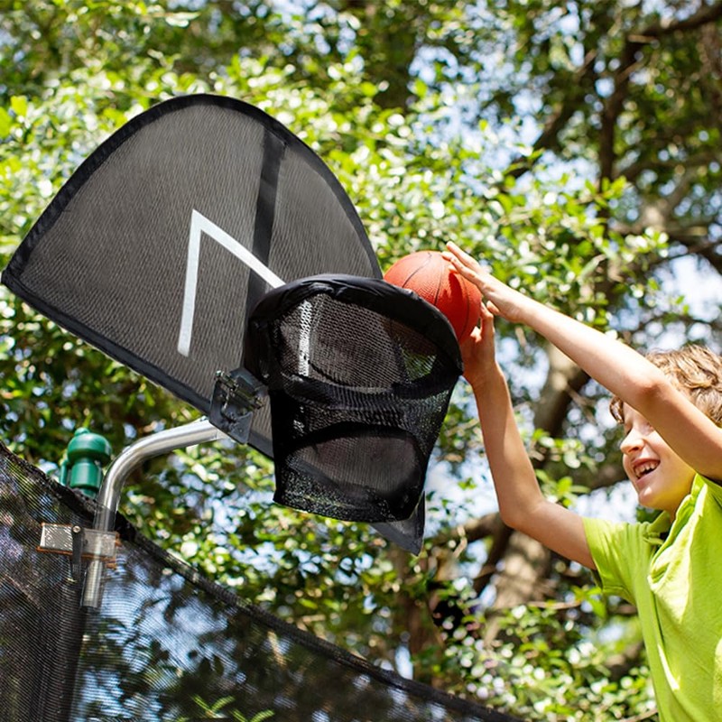 Trampoline Basketball Hoop, Lightweight Universal Board with 2 Pcs Mini