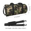 Gbuzozie Sports Gym Bag Camouflage Pattern Travel Duffel Bag Shoes