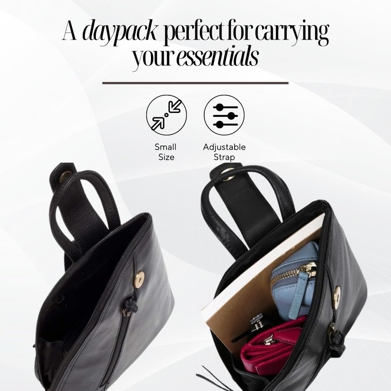 Lloyd Baker London - BHIWANI Genuine Leather Backpack Daypack Crossbody