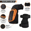 Heavy Duty Work Knee Pads for Kneeling – 2-Pack Cushioned