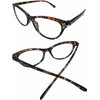 CVVTSPE 3 Pack Reading Glasses Blue Light Blocking Stylish Cat