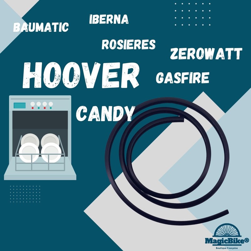 Bottom Seal for Dishwasher Candy, Rosieres, Hoover, Zerowatt, Iberna, Baumatic,