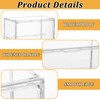 YEXEXINM 2 Pack 3 Layer Adjustable Figure Display Case, Acrylic