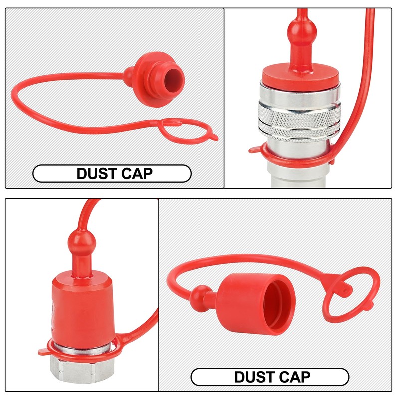 ANCIMOON 1/2’’ Ag ISO 5675 Ball Pioneer Hydraulic Quick Connect