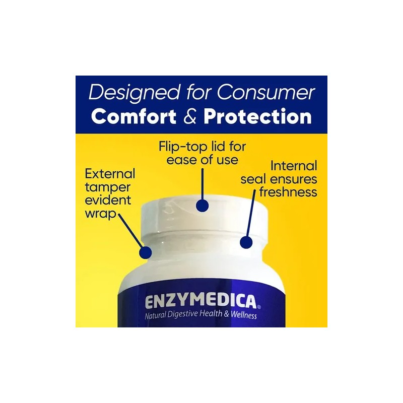 Suplemento Nutricional Enzymedica Berberina de 60 Tabletas