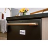 Dark Brown & White Wood Clean Dirty Magnet for Dishwasher,