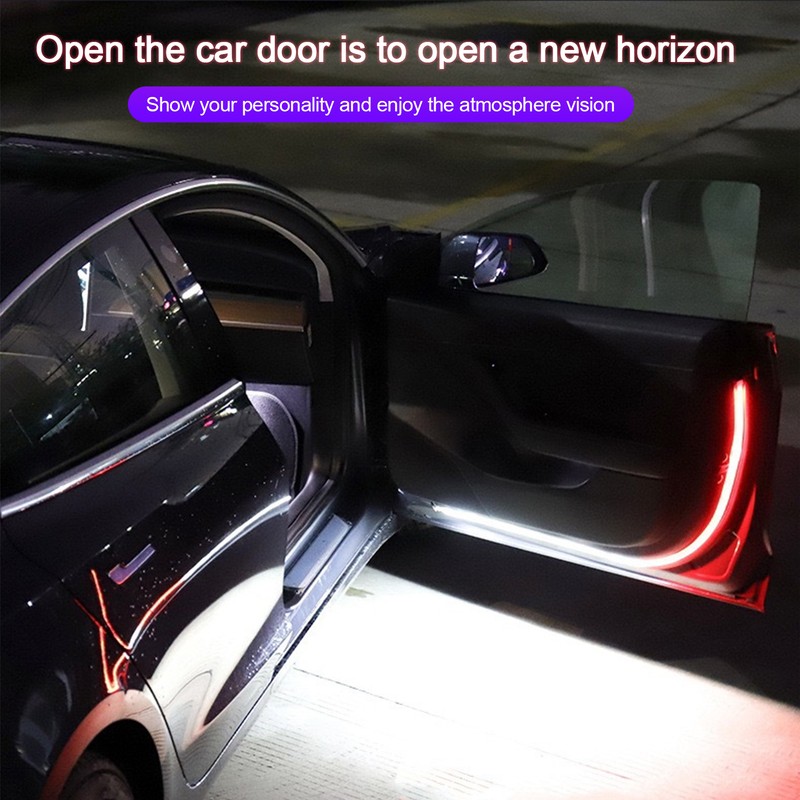 Car Door Light Strip Open Warning Slim Anti Rear End