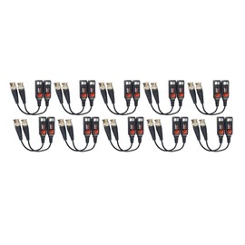 Evertech 10 Pairs 8MP / 4K Passive CCTV Video Balun UTP BNC Cat5 Transceiver Securtiy Surveillance Camera Installation