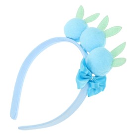 Healeved Bunny Ear Headband Headbands Ears Girl Accessories Plush Headpiece Hairband Head Band Bunny Cosplay Floral Headband Cosplay Headband Headband Blue Plastic