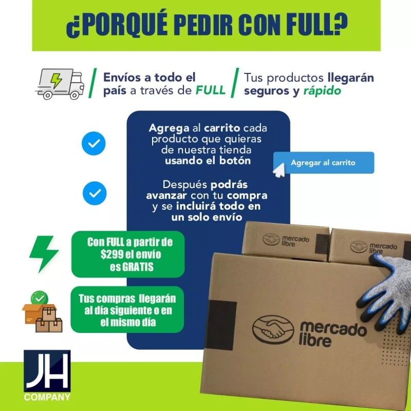 J.H. Company Flexometro Contra Impacto 7.5 Metros 21mm Cinta Metrica