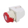 2pcs 4Pin Industrial Socket 32A 3 Phase IP67 Waterproof Insulated