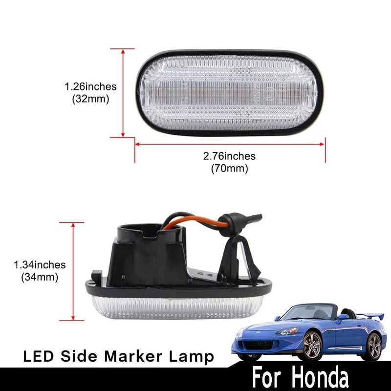 Mingrui test Full Led Front Fender Side Marker Light Compatible