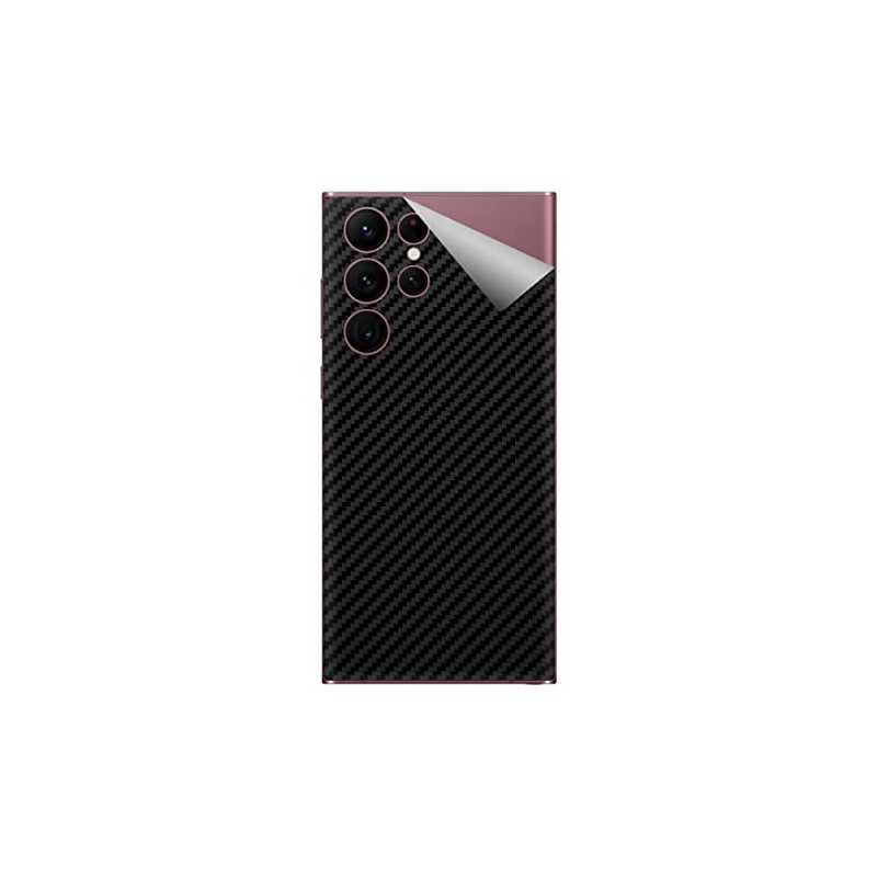PDA Kobo Galaxy S22 Ultra Skin Seal [Carbon Tone・Black]