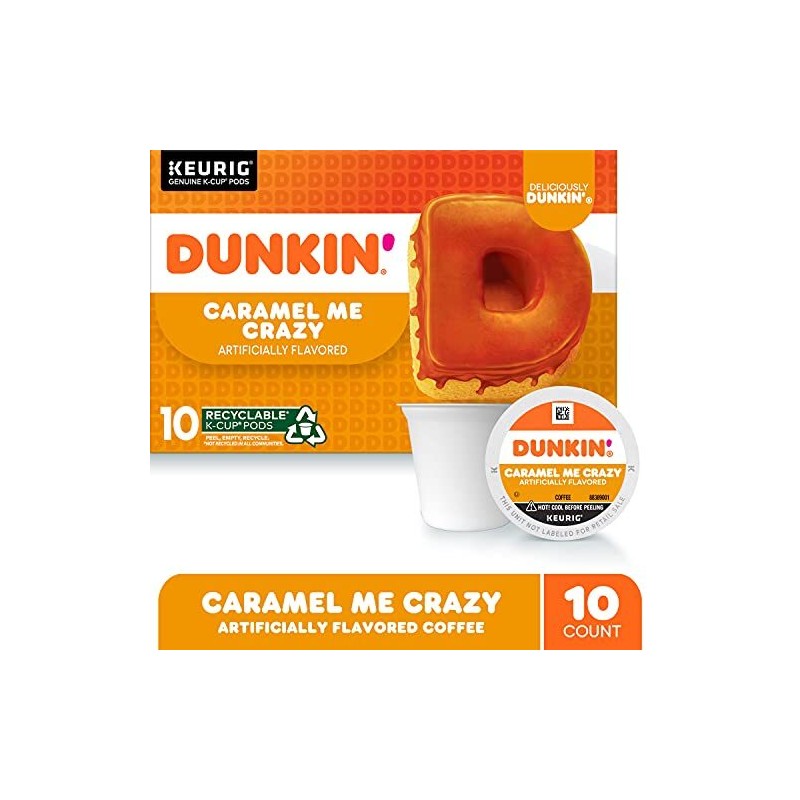 Dunkin' Dunkin Caramel Me Crazy K Cup Pods 10 Count